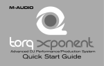 M-Audio Torq Xponent User guide