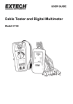Extech Instruments CT40 User guide