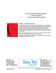 Sea Tel 9707D-70 C-BAND RX System information