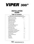 Viper 3203 Installation guide