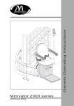 Minivator 2000 series- Operating instructions