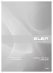 Elba HS60CSEX3 User guide