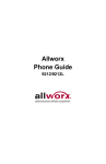 Allworx 9212L User`s guide