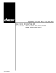 Dacor PD24BU Product specifications