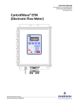 Emerson ControlWave EFM 3808 Instruction manual