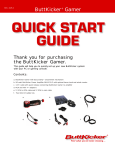 ButtKicker BKA-130-C Product information guide