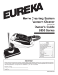 Eureka 6850 Series Specifications