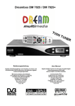 DREAM MULTIMEDIA Dreambox DM7025 User manual