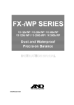 A&D FX-200i Instruction manual