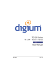 Digium TE 120 Series User manual