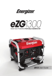 Energizer eZG1300 User guide