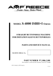 AMF S-4000 Service manual