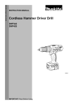 Makita DHP343 Instruction manual