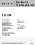 Belkin F5U413 User manual