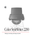 Apple Color StyleWriter 2200 Technical information