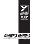 YORKVILLE YX10SP Owner`s manual