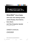 Emerson SmartSet CKS3525 Owner`s manual