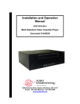 Audio international VCP-015-02-x Specifications