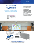 Extron electronics PoleVault Systems PVS 300 Specifications