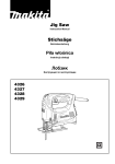 Makita 4326 Instruction manual