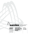 Samlexpower SEC-2440A Owner`s manual