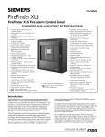 Siemens FIREFINDER-XLS System information