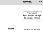 Rolodex RF-64 User`s guide
