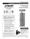 American Water Heater Low NOx 108 series Instruction manual