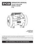 Ryobi P730 Operator`s manual