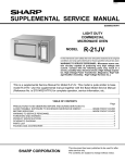 Sharp 21HT-16C Service manual