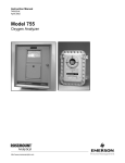 Emerson 755A Instruction manual