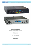 MyTek Stereo 192 ADC User manual