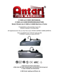 Antari Onboard DMX User manual