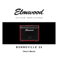 Elmwood Bonneville 50 Owner`s manual