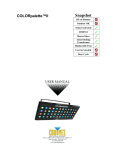 Chauvet COLORPALETTE II DMX512 User manual