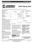 Campbell Hausfeld HV2105 Operating instructions