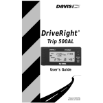 DAVIS DriveRight 156VSS User`s guide