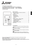 Mitsubishi Electric PAC-YT53CRAU Installation manual