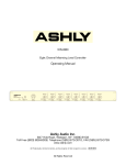 Ashly VCM-88E Specifications