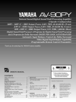 Yamaha 90Y Owner`s manual