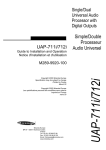 Miranda UAP-711i Specifications