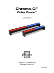 Chroma Color Force 12 User manual