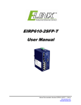 B&B Electronics e-Linx EIRP610-2SFP-T User manual
