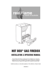 Real Flame MAGIGLO 360 Installation manual