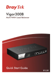 Draytek Vigor300B Installation guide