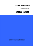 D-MAX DRX-500 User manual
