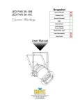 Chauvet LED PAR 38-18B User manual