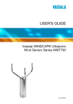 Vaisala WINDCAP WS425 User`s guide