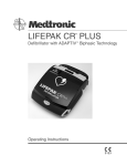 Medtronic LIFEPAK CR-T Operating instructions