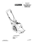 EarthQuake 600050 Series Operator`s manual